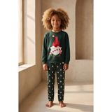 Bony Socks Erkek Çocuk Santa Claus Yılbaşı Temalı Pijama Altı Yeşil - 6 - 7 Yaş