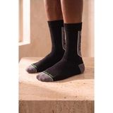 Bony Socks Erkek Havlu Tabanlı Padel Soket Çorap Siyah - 43 - 46
