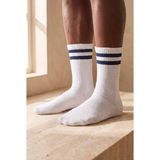 Bony Socks Havlu Taban Çizgili Erkek Soket Çorap Lacivert - 40 - 44