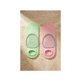 Bony Socks Kadın 2'li Asta Yoga / Pilates Step Çorap Açık Yeşil / Pembe - Pembe - Açık Yeşil