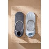 Bony Socks Kadın 2'li Asta Yoga / Pilates Step Çorap Mavi / Açık Mavi - 39 - 42 - Koyu Mavi - Mavi