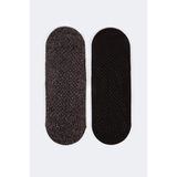Bony Socks Kadın 2'li Asta Yoga/pilates Çorabı Siyah / Simli Siyah - 39 - 42 - 105-Renkli