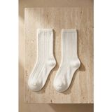 Bony Socks Kadın 2'li Paket Soket Çorap Beyaz - Standart