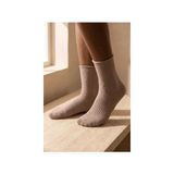 Bony Socks Kadın Latte Viskoz Soket Çorap