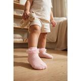 Bony Socks Kız Bebek Tül Aksesuarlı Step Çorap Pembe - 0 - 5 Yaş - 07-Pembe
