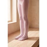 Bony Socks Kız Çocuk 20 Denye Örgü Desenli Külotlu Okul Çorabı Lila - 7 - 8 Yaş - 375Lila