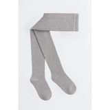 Bony Socks Kız Çocuk Simli Külotlu Çorap Gri - 100Gri - 4 – 5 Yaş