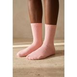 Bony Socks Unisex K&b Nakışlı Soket Çorap Pembe - 39 - 42