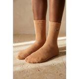 Bony Socks Unisex Köpek Nakışlı Soket Çorap Bej - 39 - 42