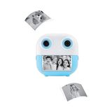 Bood Baskılı Mavi Çocuk Fotoğraf Makinesi - Çok Renkli