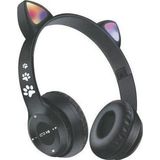 Bood Cat Ear 2 Siyah Kablosuz Üstü Kulaklık