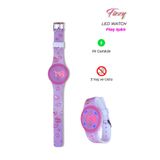 Bood KS-209 Fizzy LED Flash Işıklı Dijital Saat | Renkli Aydınlatma, Alarm, Piller Dahil