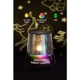 Bood SM-08 Unicorn Night Light | Renk Değiştiren LED Gece Lambası, Silikon, USB Şarjlı
