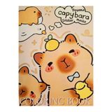 booddie Boyama Kitabı Capybara Stickerlı Arka Kapak Kesilerek Maskeli Boyanacak Sayfa Sayısı 16