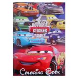 booddie Boyama Kitabı Stickerlı Cars Arabalar Model Boyanacak Sayfa Sayısı 16 (ARKA KAPAK KESİLEREK MASKELİ)