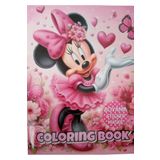 booddie Boyama Kitabı Stickerlı Kız Fare Model Minnie Mouse Arka Kapak Kesilerek Maskeli 16 Sayfa