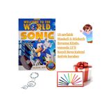 booddie Sonic Boyama Kitabı Stickerlı (arka Kapak Kesilerek Maskeli ) 12'li Keçeli Boya Kalem Seti