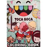 Booddie Toca Boca Boyama Kitabı Stickerli Arka Kapak Kesilerek Maskeli Boyanacak Sayfa Sayısı 16