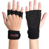 Boodun Profesyonel Fitness ve Ağırlık Eldiveni Siyah L/XL - L - XL