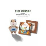 Bookids Publishing Fast Friends Hamster Michu İngilizce Hikaye, Etkinlik Kitabı ve Amigurumi Oyuncak
