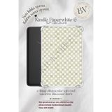 BookTok Vibes Co. Zeytin Yeşili Olivine Suluboya Pötikare Temalı Insert - Kindle ve Kobo E-Kitap Okuyucuları için Aksesuar Kartı