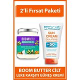 Boom Butter Cilt Bakım Yağı ve Güneş Kremi Paketi