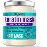 Boom Butter Güçlendirici & Onarıcı Keratin Saç Maskesi, Kırılma Karşıtı & Yoğun Besleyici, Yıpranmış Saçlar İçin, Derinlemesine Nemlendirici & Parlaklık Veren Bakım, 190 ML