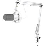 Boom Kollu Dinamik Mikrofon, Stüdyo Vokal Xlr Mikrofon, Podcast USB Mikrofon Seti, Sessiz Düğmeli, Ses Düğmesi, Kulaklık Jakı, Akış Kaydı Için-Amplita - Standart - Renkli