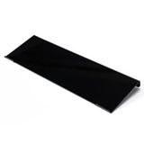 BOOMIBOO Ergonomik Yazma için Siyah Akrilik Eğik Bilgisayar Klavye Tutacağı, Silikon Kaymaz Şeritli Klavye Standı, Ofis Masası, Ev, Okul için 17 x 5,7 İnç Klavye Tepsisi