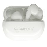 Boompods Echobuds Gerçek Kablosuz Kulaklık - Dahili Mikrofonlu Bluetooth Kulak Tomurcukları, 19 Saat Çalma Süresi, Geri Dönüştürülmüş Plastikten Kulak İçi Kulaklıklar, Müzik ve Çağrılar için IPX4 Suya