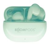 Boompods Echobuds Mikrofonlu Gerçek Kablosuz Kulaklık, Geri Dönüştürülmüş Plastikten Bluetooth Kulaklıklar, Mikrofonlu Kulak İçi Kulaklık Tomurcukları, IPX4 Dereceli TWS Kulaklık, 19 Saat Çalma