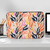 Booms Bag MacBook Air/pro Ultrabook 13-14 Inç Su Geçirmez Fermuarlı Darbe Önleyici Laptop Notebook Çantası-Fire - Turuncu