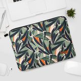 Booms Bag MacBook Air/pro Ultrabook 13-14 Inç Su Geçirmez Fermuarlı Darbe Önleyici Laptop Notebook Çantası-Herb - Koyu Yeşil