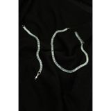 BOON ACCESSORY Çelik Zirkon Taşlı Su Yolu Set