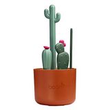 Boon Cacti şişe temizleme fırçası seti, terakota, 4 parçalı set