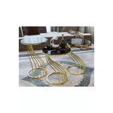 Boons Serpens Zigon Sehpa - Gold