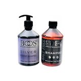 Boos Professional Silver 500 ml Şampuan + Sheer Professional Tuzsuz 500 ml Şampuan
