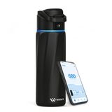 Boost Akıllı Su Şişesi, İçmeyi Hatırlatan, 24 oz BPA İçermeyen Paslanmaz Çelik Vakum Yalıtımlı Şişe, APP ile Geniş Ağızlı Su İzleyici, Hediye için İdeal