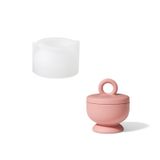 Boowan Nicole Beton Mum Kavanozları için Silikon Kalıp - Şık ve Dayanıklı Mum Kapları Oluşturun - DIY Mum Yapımı için Esnek ve Kullanımı Kolay Kalıp - Ev Dekorunuzu Yükseltin (SH1000-1SH1000-2)