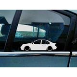 Bora 1.8t Kelebek Cam Oto Sticker 2 Adet