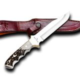 Bora 301 B Tiger Geyik Boynuzu Saplı Bıçak