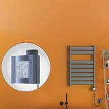 Bora Bora Elektrikli Havlupan 500X800 Antrasit Ktx4 300 Watt Spiral Kablolu