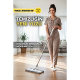 BORA HOME İstediğin Bezi Tak Kullan Mandallı Mop (yer Cam Temizliği) sapsız gönderilecektir
