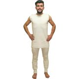 Bora Kaba Yün Kolsuz Don Takım Kalın Selanik Örgü Yün Içlik - Standart - Beyaz