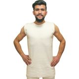 Bora Kaba Yün Kolsuz Kalın Selanik Örgü Yün Içlik - Standart - Beyaz