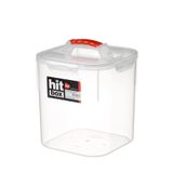 Bora Plastik 9 Litre Köşeli Erzak Kavanozu Saklama Kabı Kilitli Kapak Hit Box No:2 - Bo083