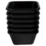 Bora Plastik Kare Sosluk 55*55*32 Mm 6Lı Siyah (5'Li Paket)