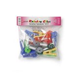 Bora Plastik Plastik Mandal Desenli (18 adet) BO687 - Renkli