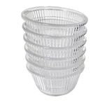Bora Plastik Sos Kabı Yuvarlak No:1 6Lı Şeffaf (4'Li Paket)
