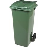 Bora Plastik Yeşil Çöp Kovası 120 Lt - Çok Renkli
